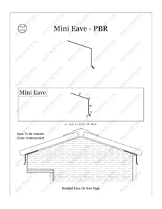 Mini Eave - PBR Trim