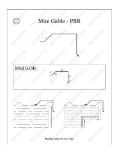 Mini Gable - PBR Trim