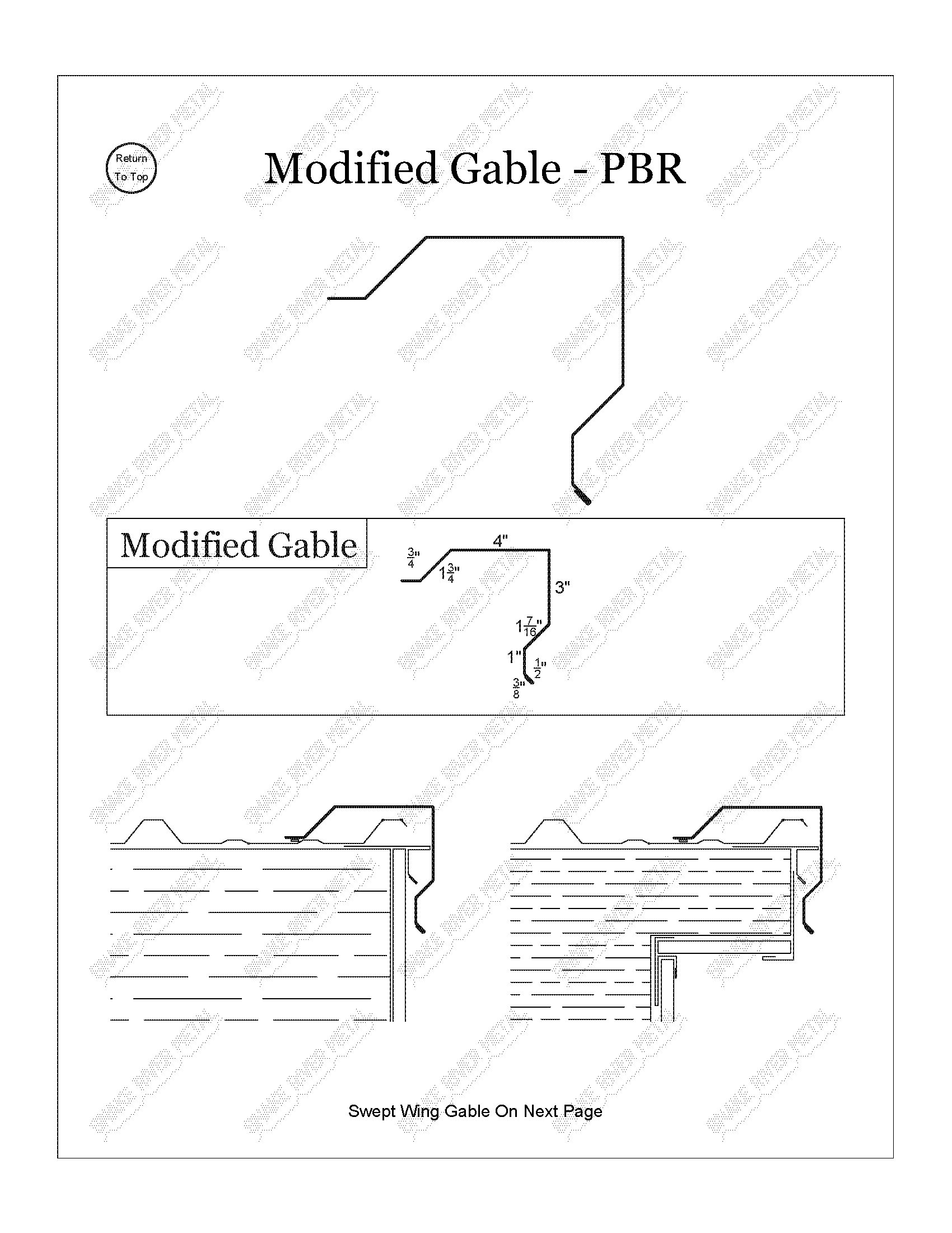 Modified Gable - PBR Trim