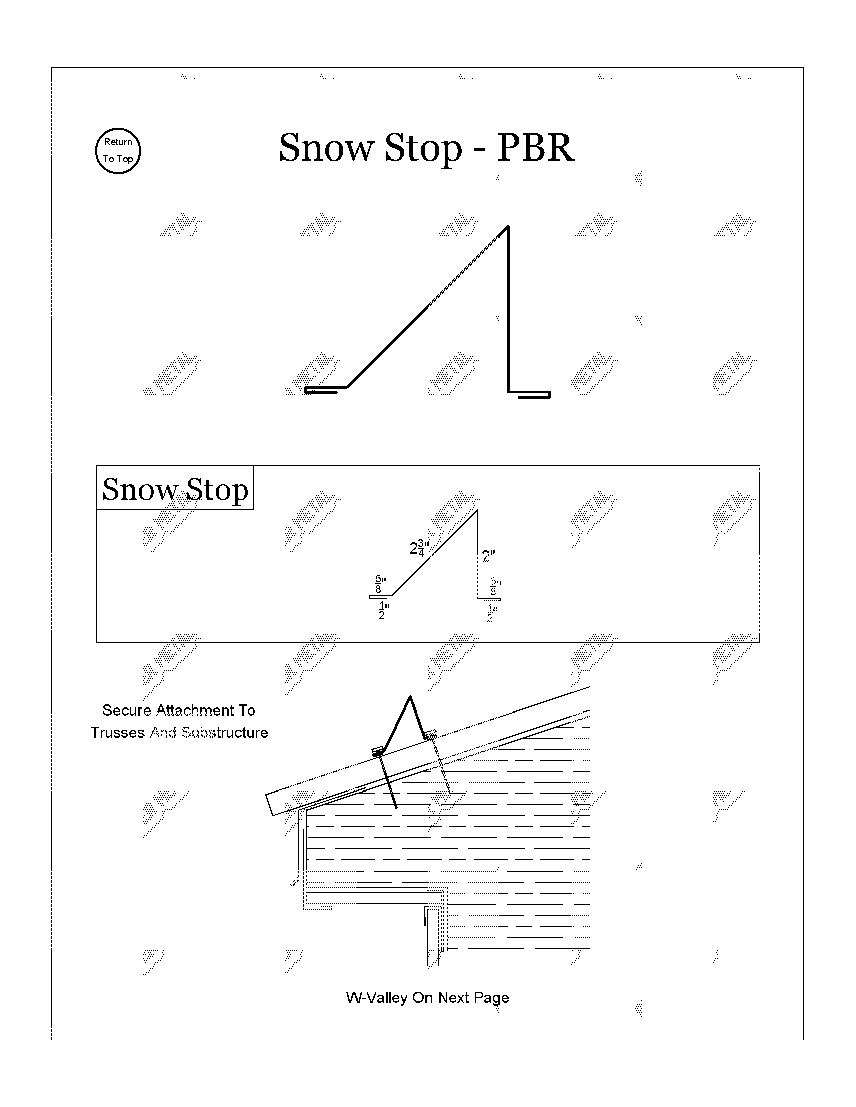 Snow Stop - PBR Trim