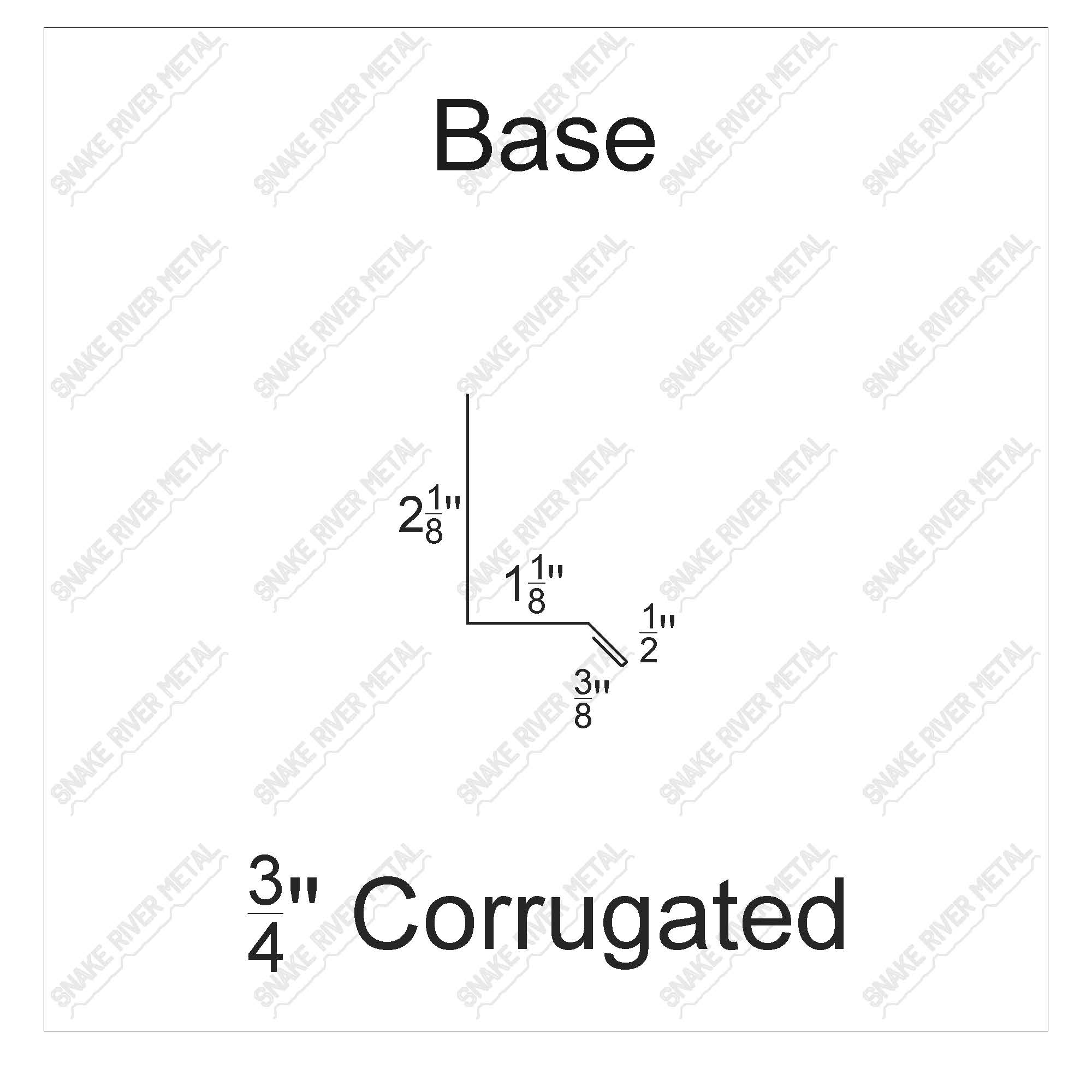 Base - Corrugated Trim