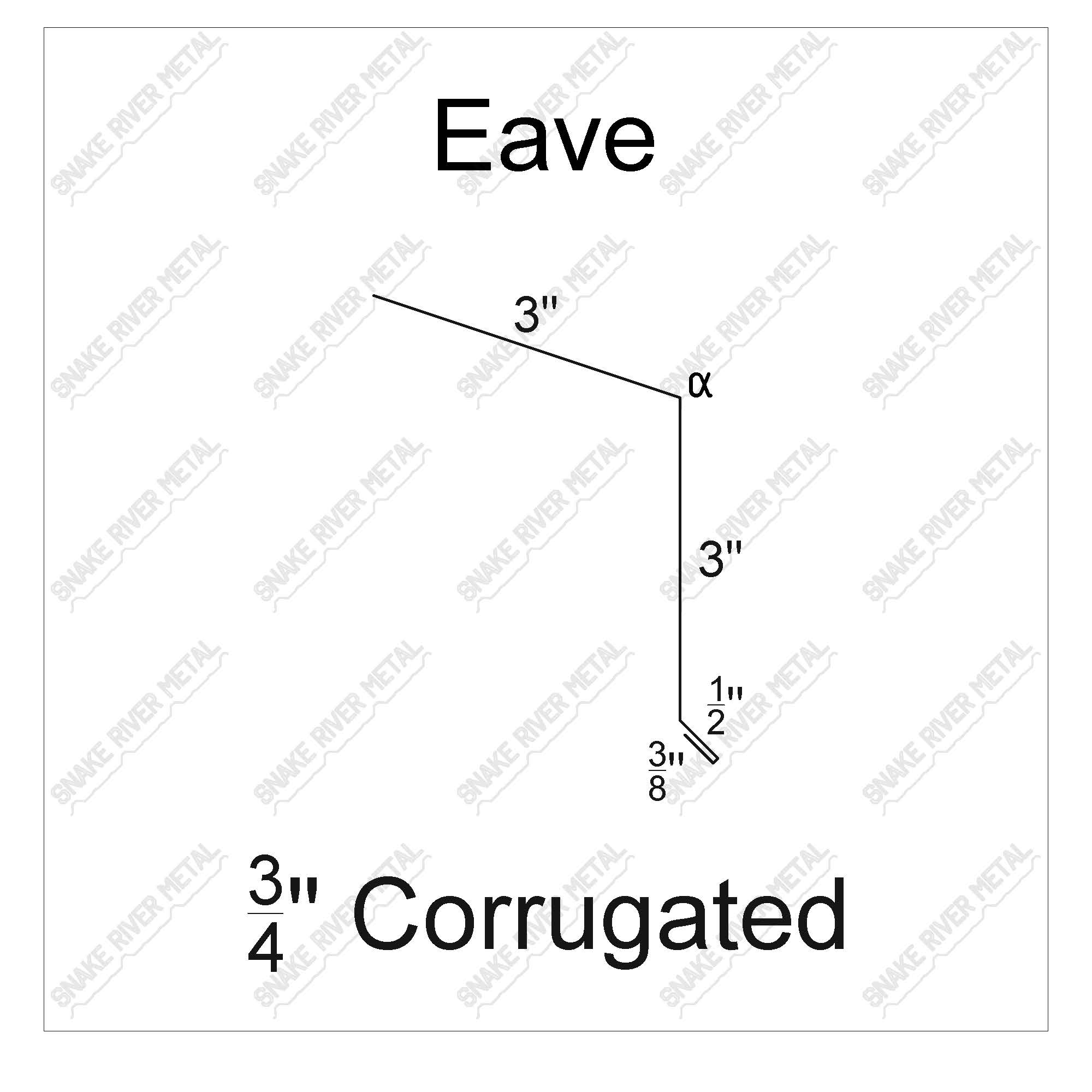 Eave - Corrugated Trim