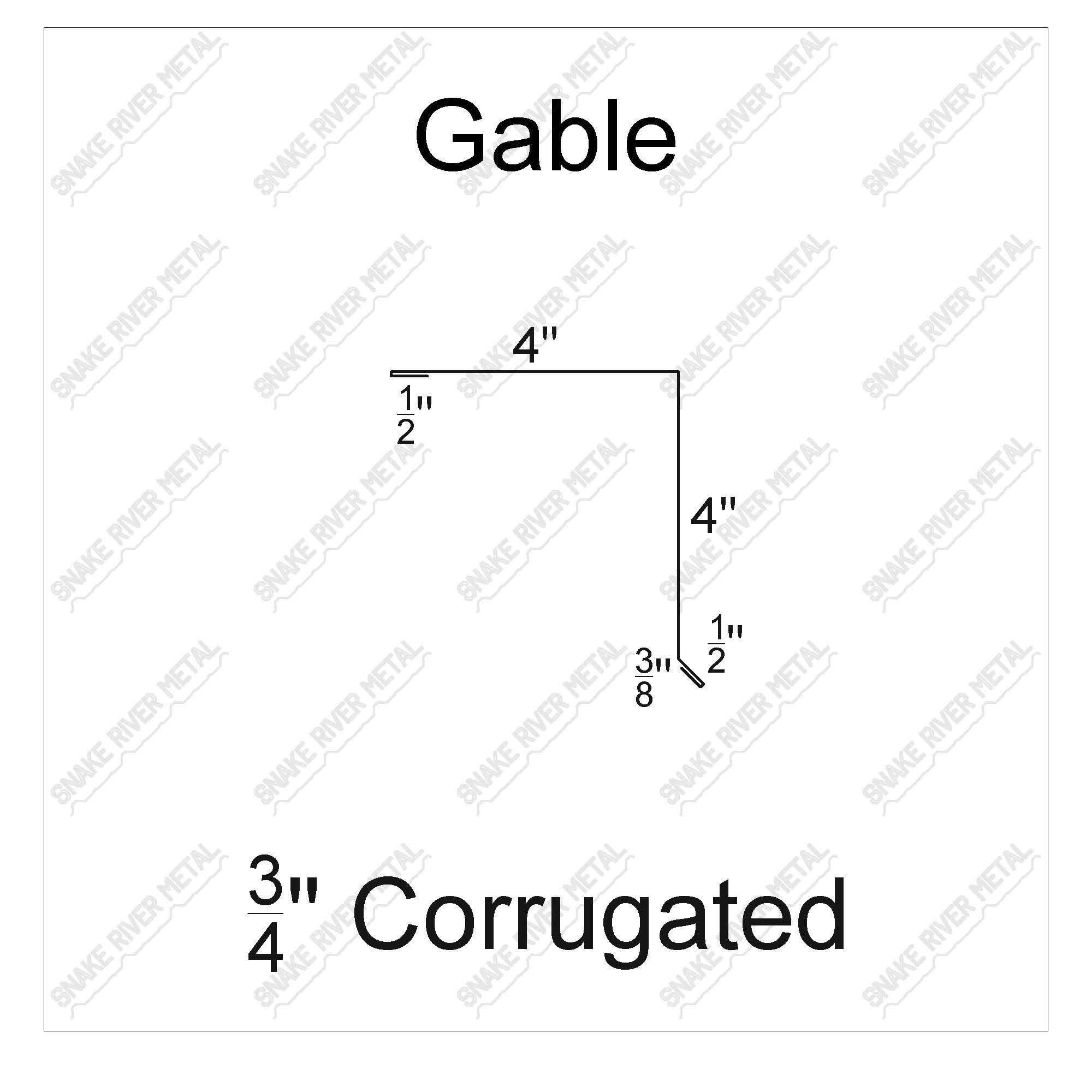 Gable - Corrugated Trim