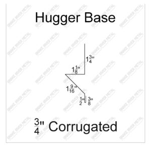 Hugger Base - Corrugated Trim