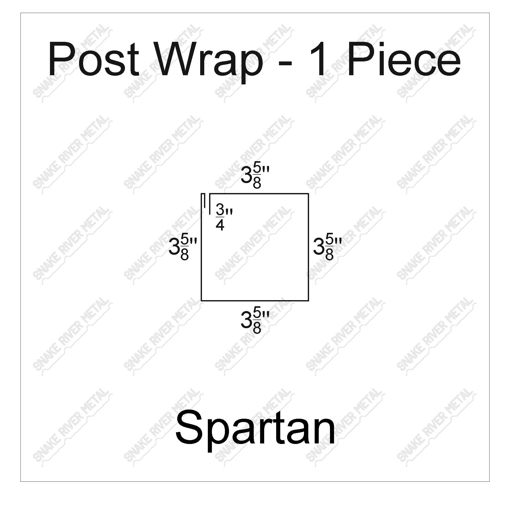 Post Wrap 1 Piece - SpartanTrim