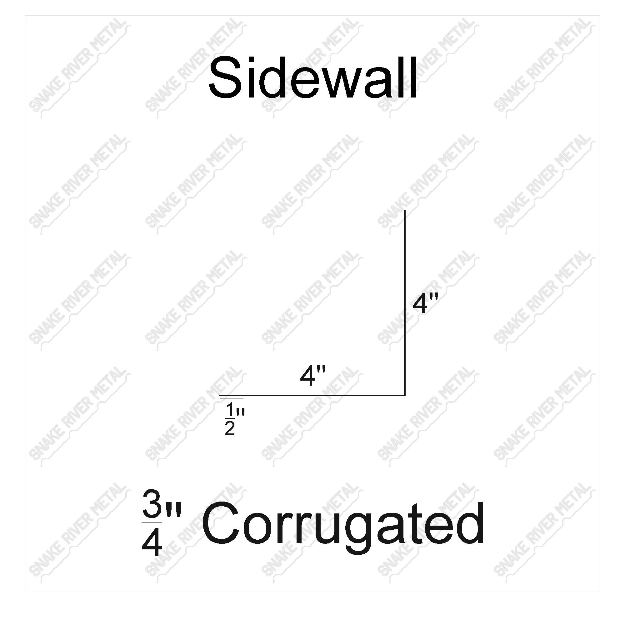 Sidewall - Corrugated Trim