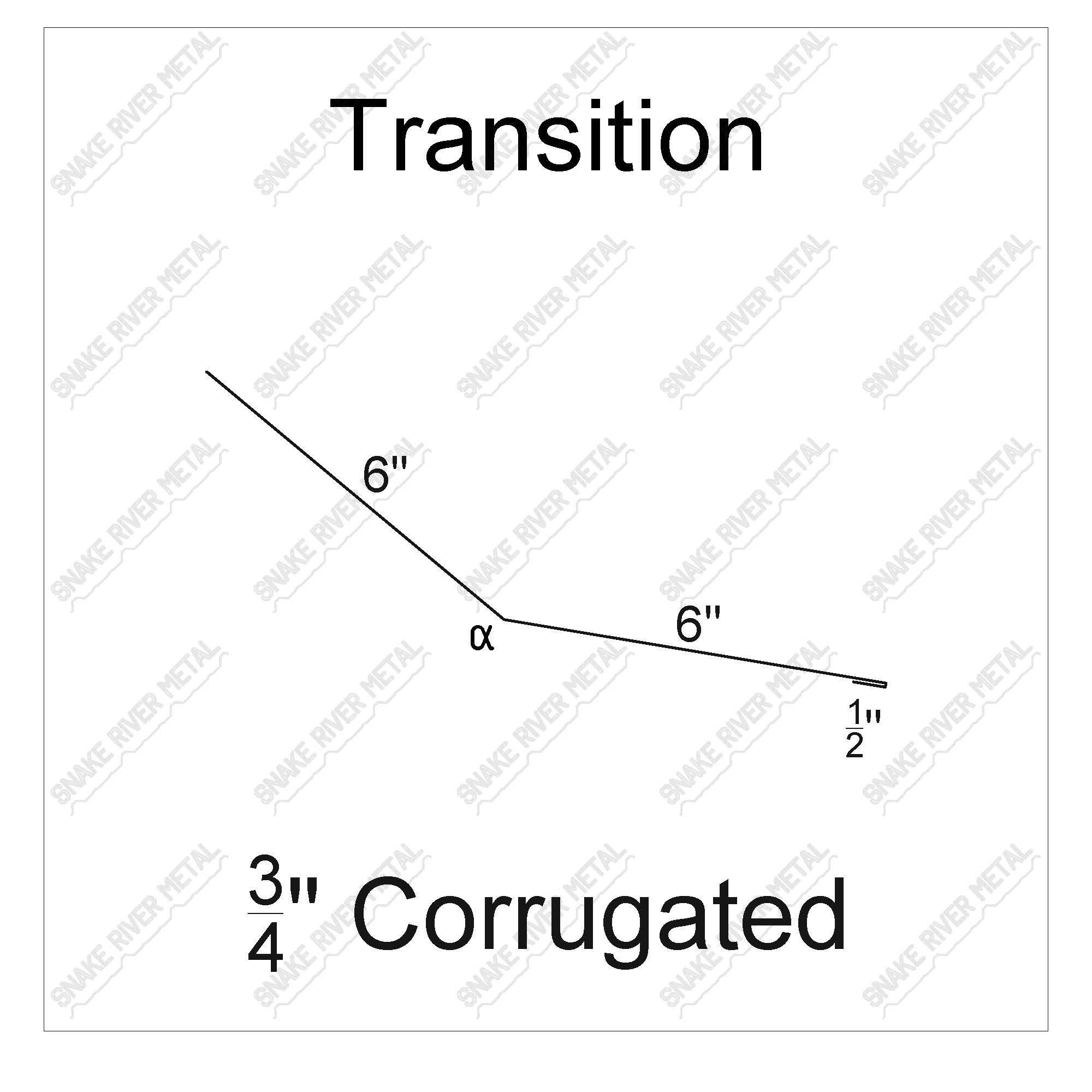 Transition - Corrugated Trim